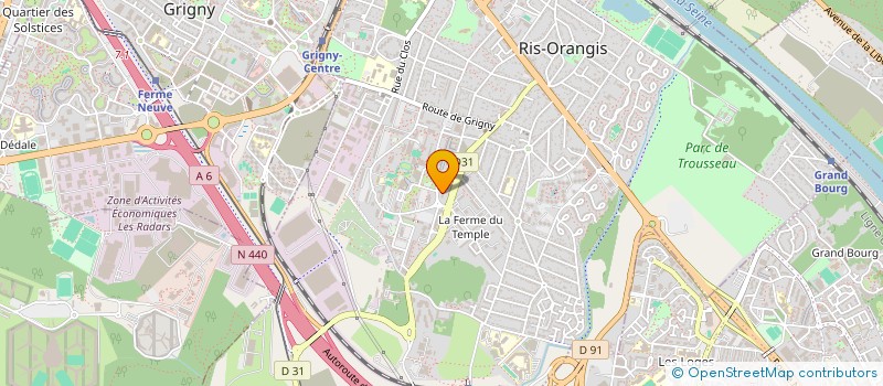 localisation de l'entreprise MADAME CHACHA FURAHA MUNANGA  RIS-ORANGIS