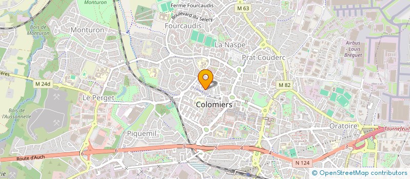 localisation de l'entreprise MADAME CHADA DARRAZ à COLOMIERS