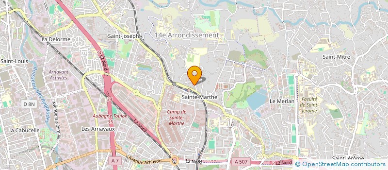 localisation de l'entreprise MADAME CHADHA FEKIH à MARSEILLE 14EME