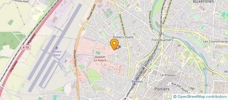 localisation de l'entreprise MADAME CHADHUILI ANRABIA à POITIERS
