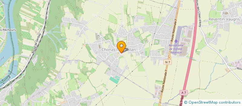 localisation de l'entreprise MADAME CHADIA BADACHE  CHONAS-L'AMBALLAN