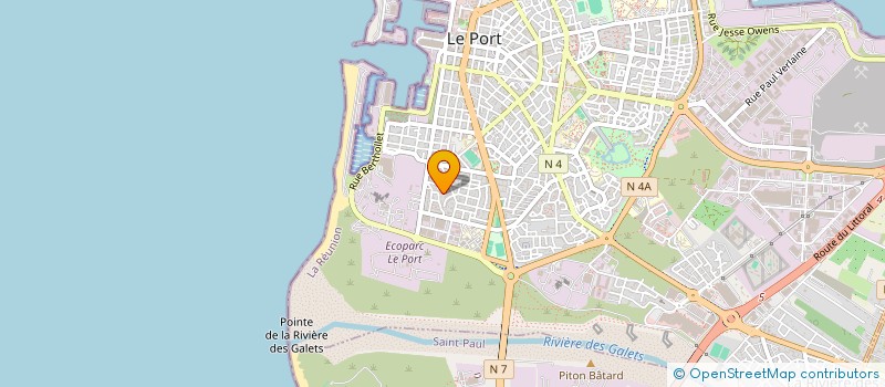 localisation de l'entreprise MADAME CHADIA DAHILOU  LE PORT