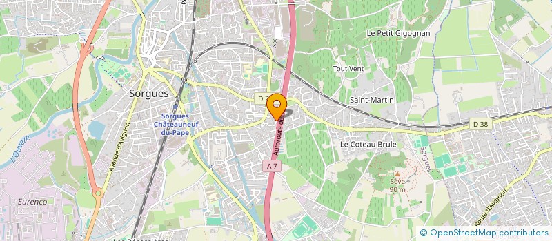 localisation de l'entreprise MADAME CHADIA GHEZIELLE  SORGUES