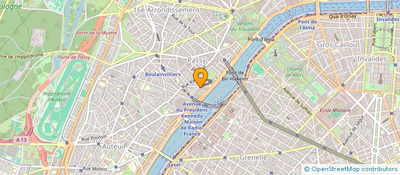 localisation de l'entreprise MADAME CHADIA HARROUCH  PARIS