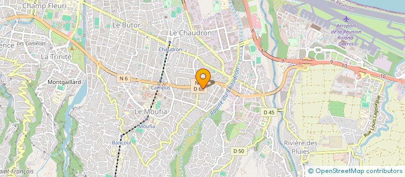 localisation de l'entreprise MADAME CHADIA TOILIBOU  SAINT-DENIS