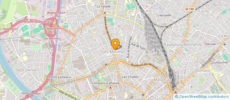 localisation de l'entreprise MADAME CHADLIA SALHI à TOULOUSE