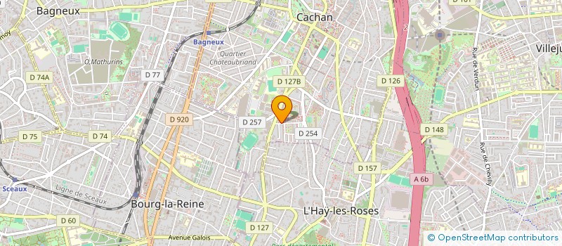 localisation de l'entreprise MADAME CHADLIA ZAMMIT à CACHAN