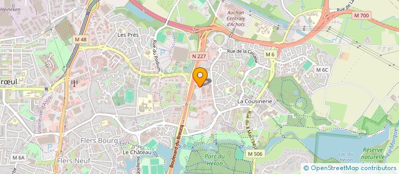 localisation de l'entreprise MADAME CHAELA BOUANANI  VILLENEUVE-D'ASCQ