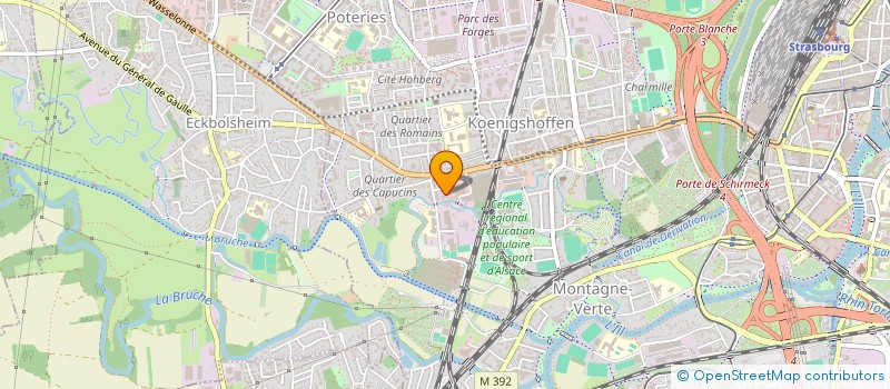 localisation de l'entreprise MADAME CHAFIA ALMAJDOUL à STRASBOURG