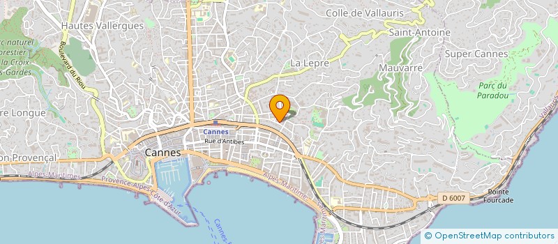 localisation de l'entreprise MADAME CHAFIA BAKHOUCHE à CANNES