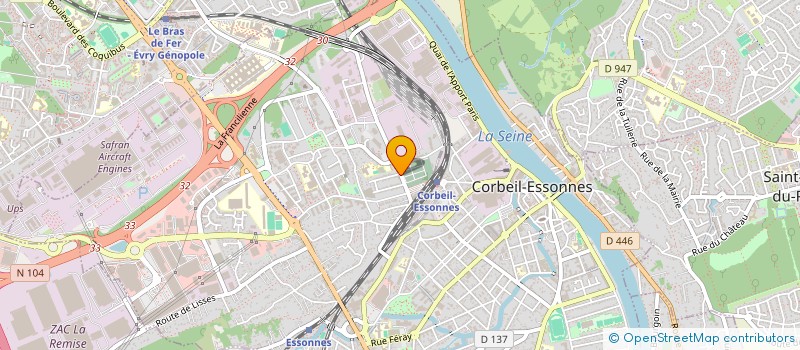 localisation de l'entreprise MADAME CHAFIA BAZIZI à CORBEIL-ESSONNES