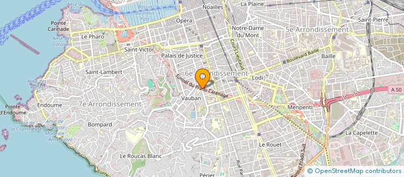 localisation de l'entreprise MADAME CHAFIA BERREHAIL à MARSEILLE