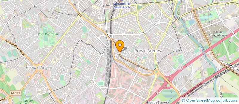localisation de l'entreprise MADAME CHAFIA YOUBI à MONTPELLIER
