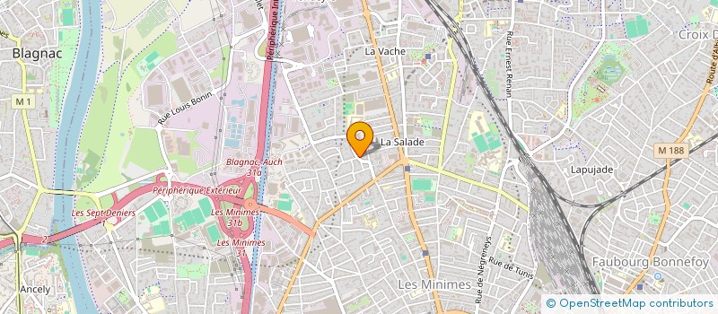 localisation de l'entreprise MADAME CHAFIE SAADEDDINE  TOULOUSE