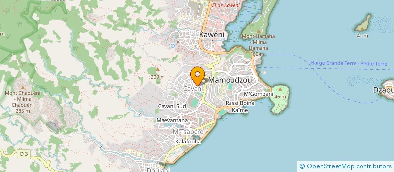 localisation de l'entreprise MADAME CHAFIKA MATROUKOU à MAMOUDZOU