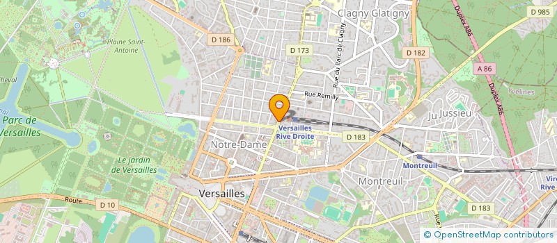 localisation de l'entreprise MADAME CHAFIKA TAIDI à VERSAILLES