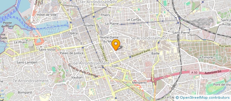 localisation de l'entreprise MADAME CHAFIKA ZOUICHE  MARSEILLE
