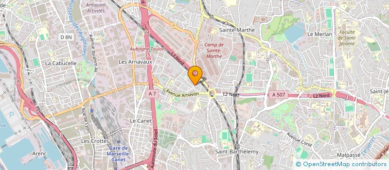 localisation de l'entreprise MADAME CHAHARZAD ASSOUMANI à MARSEILLE