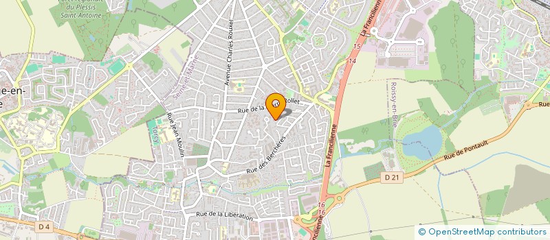 localisation de l'entreprise MADAME CHAHERAZADE HARNOUFI à PONTAULT-COMBAULT