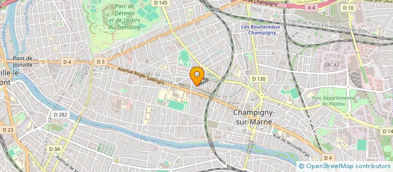 localisation de l'entreprise MADAME CHAHINAZ ARAB à CHAMPIGNY-SUR-MARNE