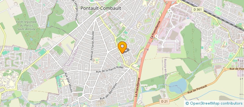 localisation de l'entreprise MADAME CHAHINAZ MEKIBES à PONTAULT-COMBAULT