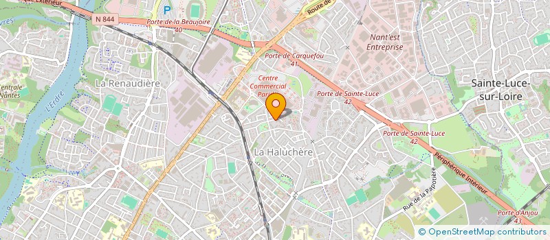 localisation de l'entreprise MADAME CHAHINAZE BOUDJEMA  CARQUEFOU