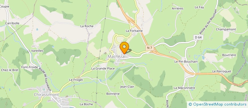 localisation de l'entreprise MADAME CHAHINAZE SIKRANE à MACHEZAL