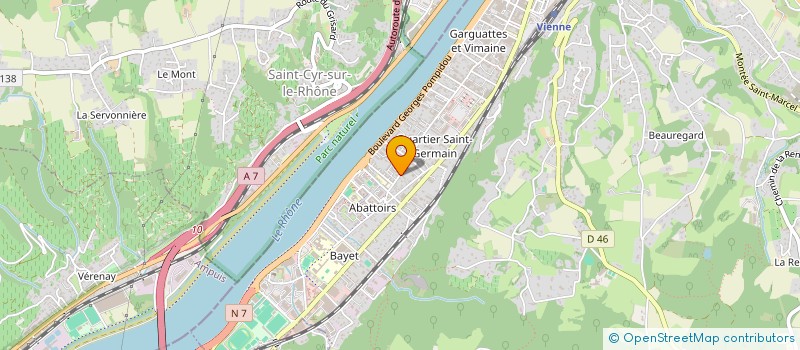 localisation de l'entreprise MADAME CHAHINES BELOUAHRI à VIENNE