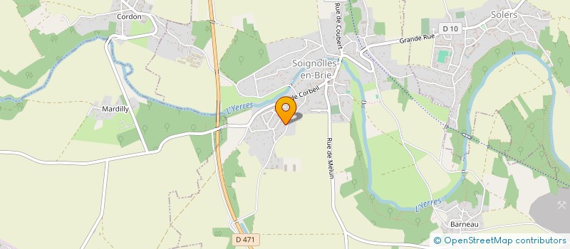 localisation de l'entreprise MADAME CHAHINEZ AZZOUZ  SOIGNOLLES-EN-BRIE