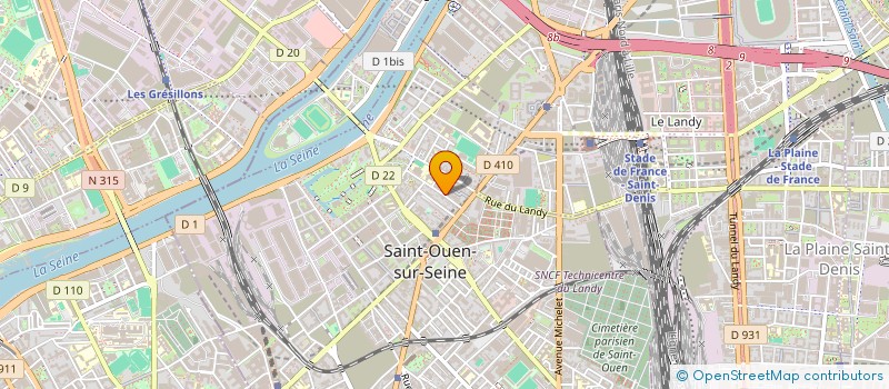 localisation de l'entreprise MADAME CHAHINEZ BESTAOUI à SAINT-OUEN-SUR-SEINE