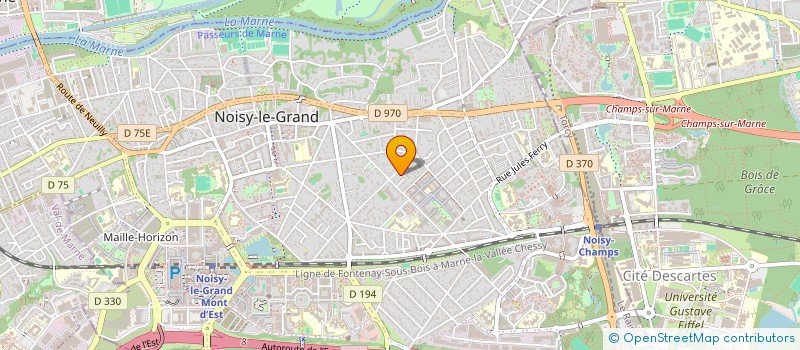 localisation de l'entreprise MADAME CHAHINEZ BOUCIF  NOISY-LE-GRAND