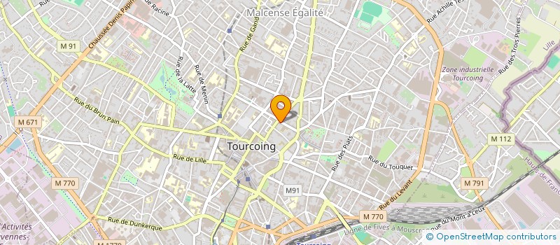 localisation de l'entreprise MADAME CHAHINEZ BOUKHERBACHE  TOURCOING