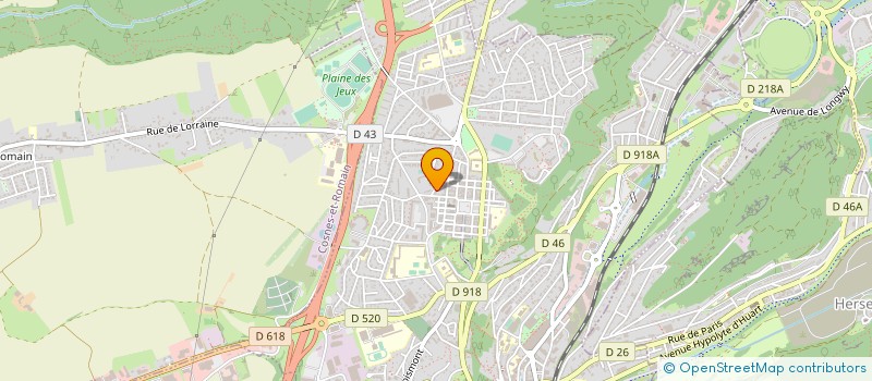 localisation de l'entreprise MADAME CHAHINEZ HAMEL à LONGWY