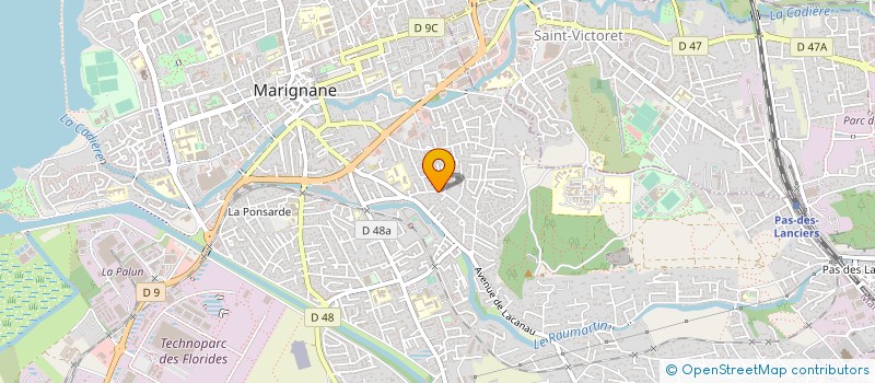 localisation de l'entreprise MADAME CHAHINEZ KHEDRI  MARIGNANE