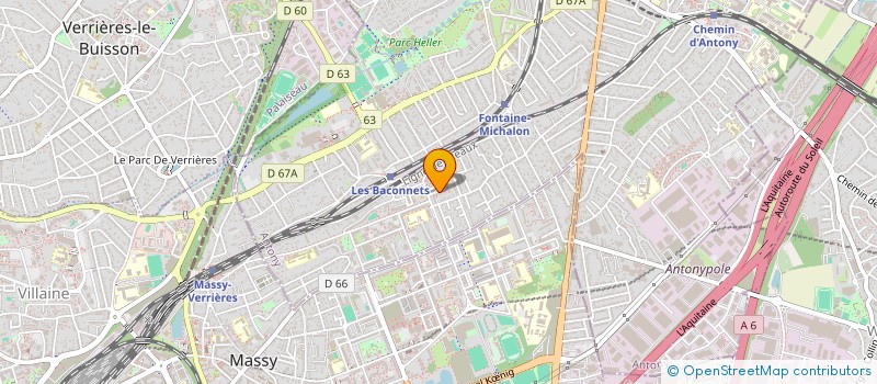 localisation de l'entreprise MADAME CHAHINEZ LARDJANE à ANTONY