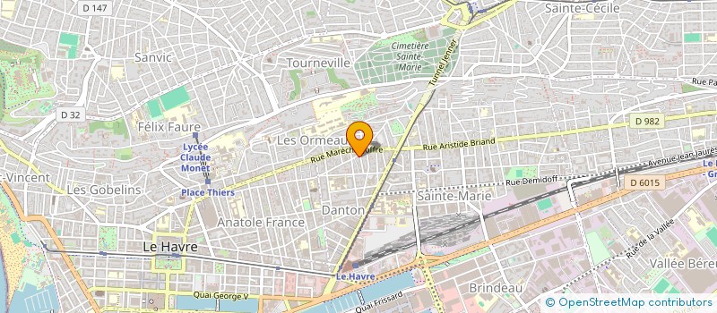 localisation de l'entreprise MADAME CHAHINEZ LEVASSEUR  LE HAVRE