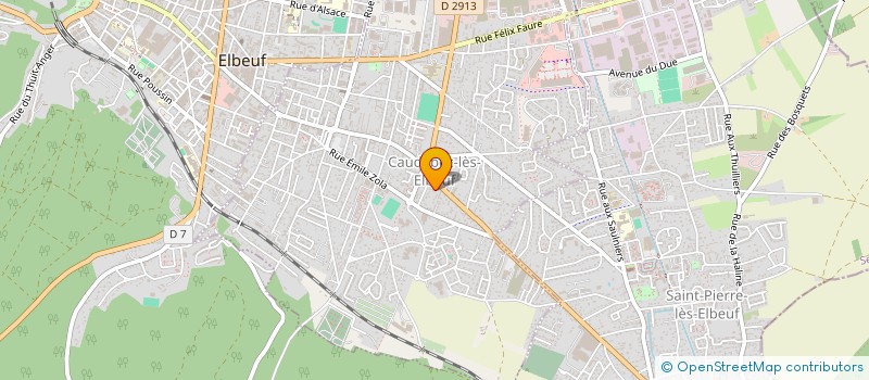 localisation de l'entreprise MADAME CHAHINEZE BAIRA  CAUDEBEC-LES-ELBEUF