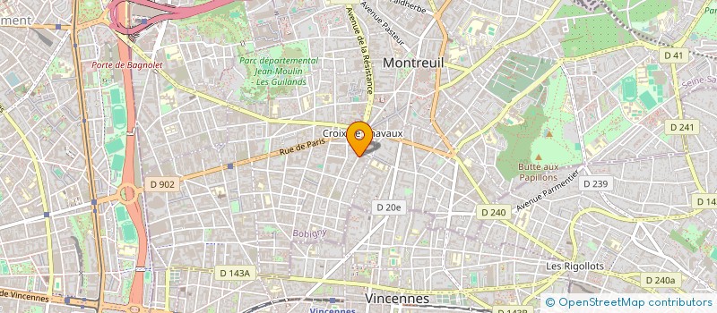 localisation de l'entreprise MADAME CHAHINEZE BEKHTI à MONTREUIL