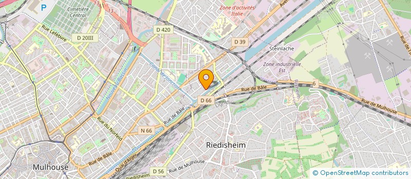 localisation de l'entreprise MADAME CHAHINEZE BOUBETRA  WITTENHEIM