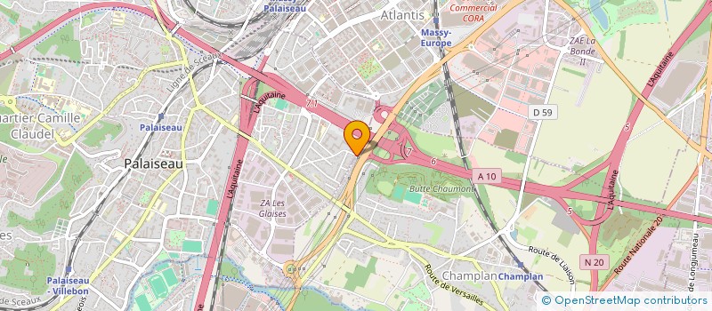 localisation de l'entreprise MADAME CHAHIRA BENSLIM à PALAISEAU