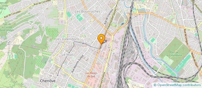 localisation de l'entreprise MADAME CHAHIRA DEBIANE  DIJON