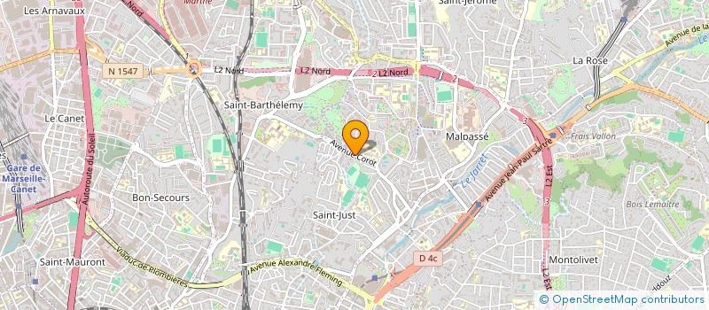 localisation de l'entreprise MADAME CHAHIRA FISSAH à MARSEILLE