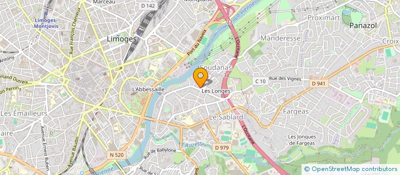 localisation de l'entreprise MADAME CHAHIRA HAMMOUDI à LIMOGES