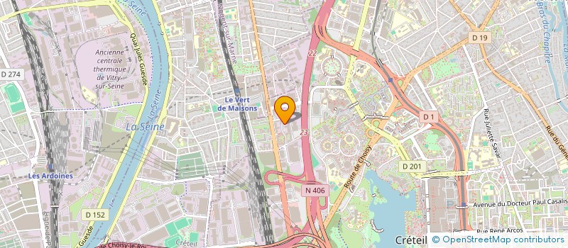 localisation de l'entreprise MADAME CHAHNEZ ARIAN  CRETEIL