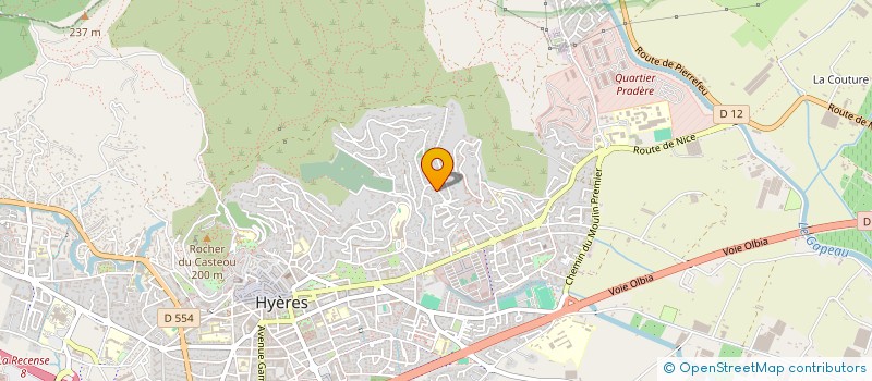 localisation de l'entreprise MADAME CHAHRA ALOUI  HYERES