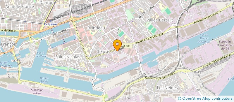 localisation de l'entreprise MADAME CHAHRA KHLOUFI  LE HAVRE