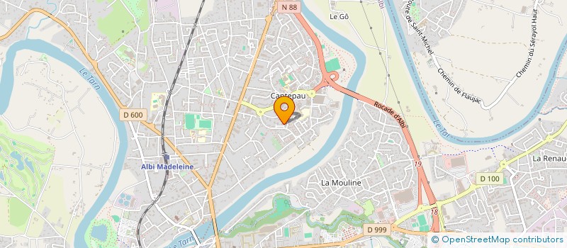 localisation de l'entreprise MADAME CHAHRAZAD BENTALHA à ALBI