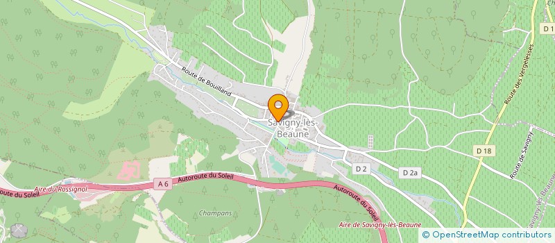 localisation de l'entreprise MADAME CHAHRAZAD HAMDI  SAVIGNY-LES-BEAUNE
