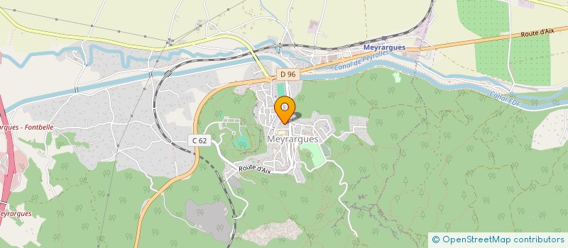 localisation de l'entreprise MADAME CHAHRAZAD LARBI BENHADJAR  MEYRARGUES