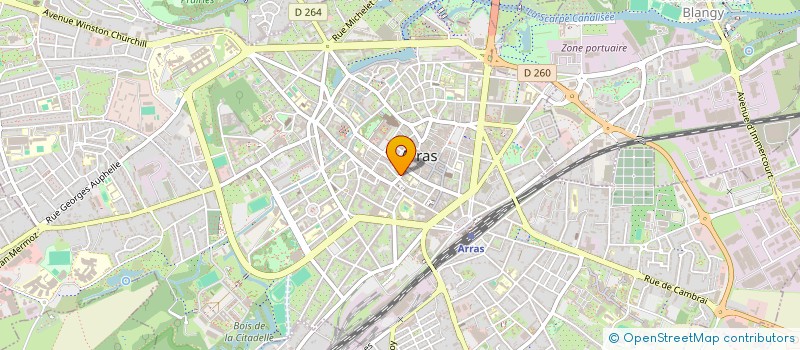 localisation de l'entreprise MADAME CHAHRAZAD MAJERI à ARRAS